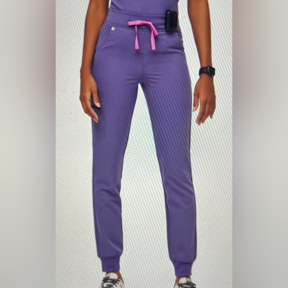 Figs Women’s Amethyst Limited Edition High Waisted Zamora Scrub Pants